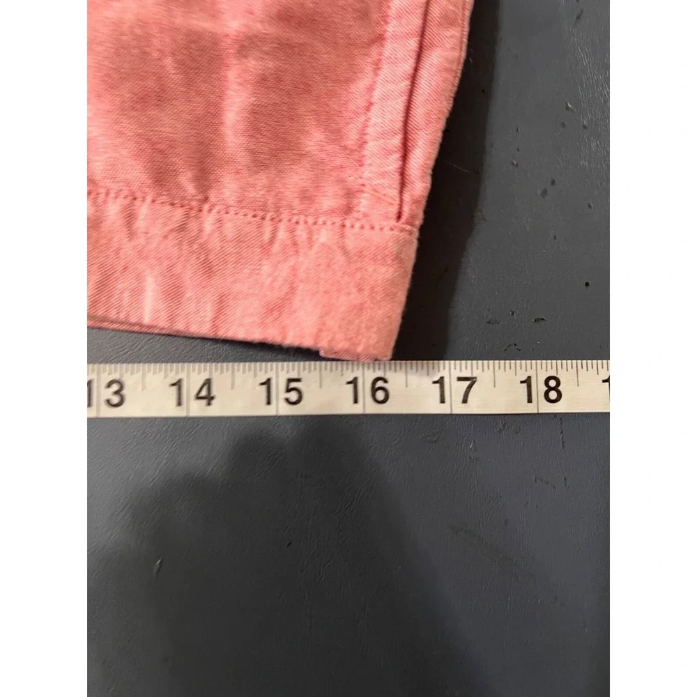 J. Crew Mens Pink Cotton Chino Shorts Sz 33 Beach‎ Vacation resort